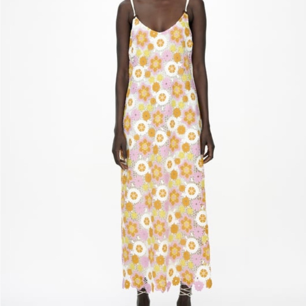 Zara midi flower dress
